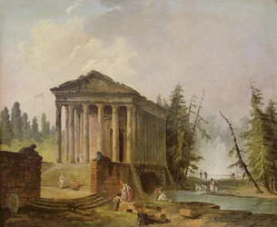 Der antike Tempel